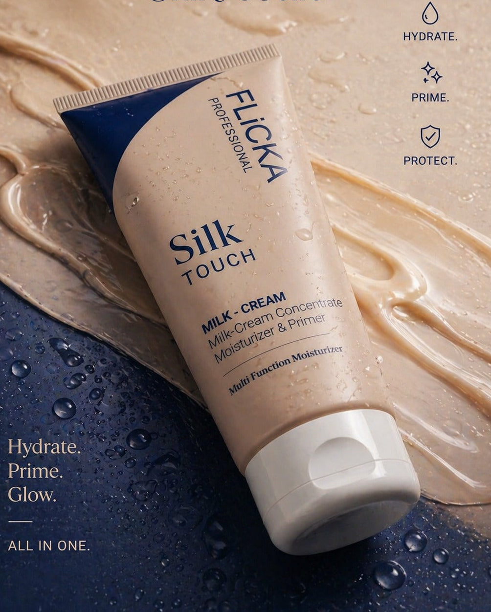 Flicka Silk Touch l Concentrate - Primer and Moisturizer