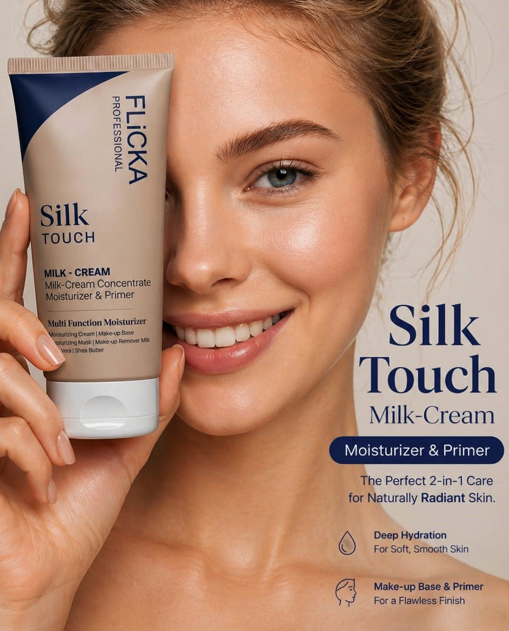 Flicka Silk Touch l Concentrate - Primer and Moisturizer