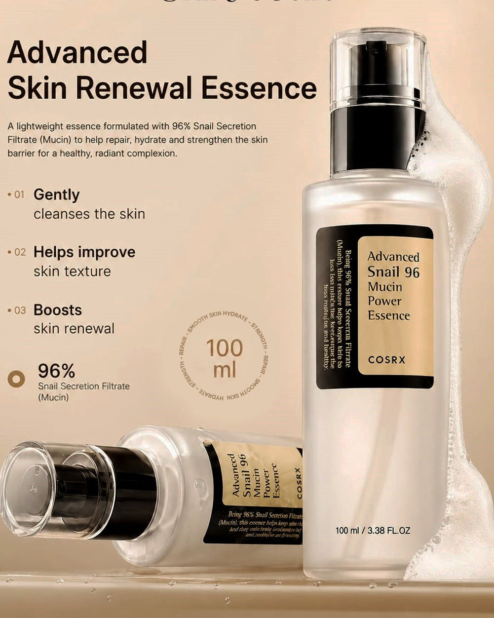 Advanced Snail 96 Mucin Power Essence 100ml