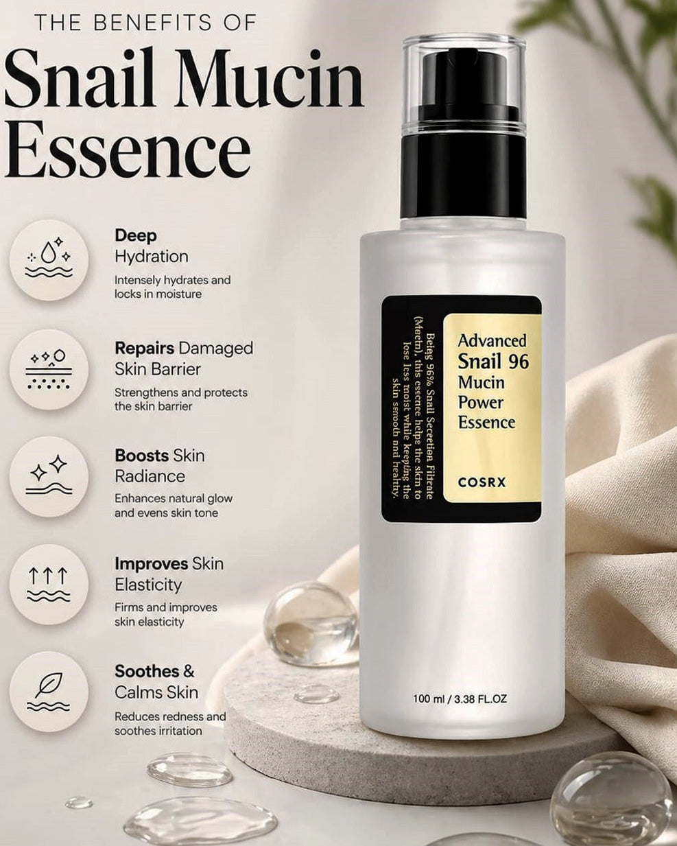 Advanced Snail 96 Mucin Power Essence 100ml