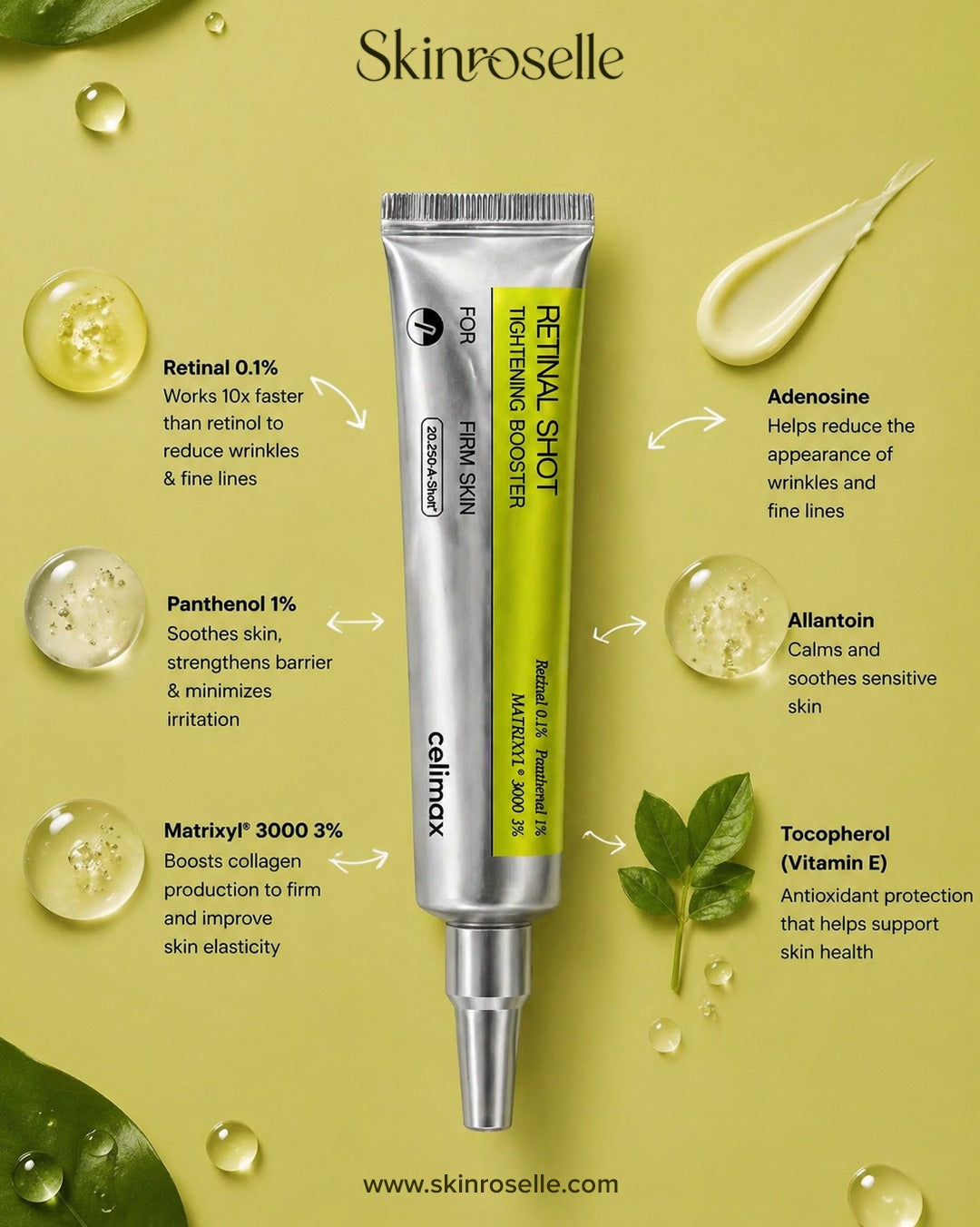 Celimax Retinal Shot Tightening Booster For Firm Skin 15ml